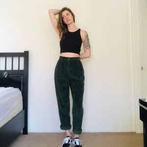 Pendleton corduroy green vintage slacks SZ 4